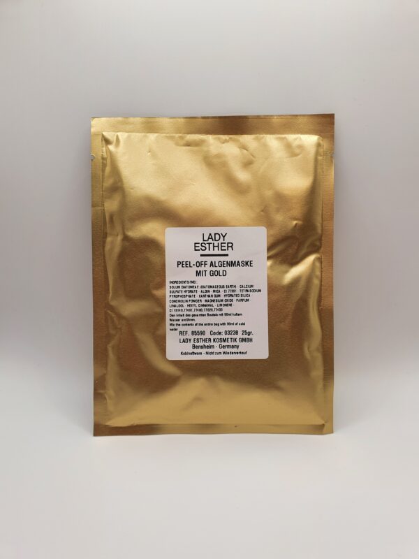 Peel off Algenmask mit Gold